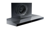 Midea T Model Rangehood 90cm 1,800m3/h max. extraction Stainless Steel/ Black Glass with Gesture Control and Steam Wash