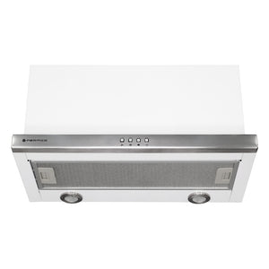 Parmco Slide Out Rangehood 60cm 700m3/h max. extraction White with Push Button Control