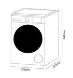 Parmco Front Loading Washing Machine 16 Programs 10kg White
