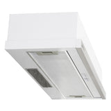 Parmco Slide Out Rangehood 90cm 440m3/h max. extraction White with Slide Control