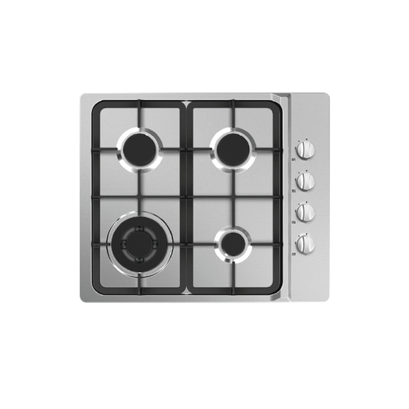 Midea Gas Cooktop 60cm 4 Burner Stainless Steel