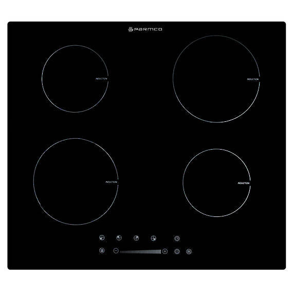 Parmco Induction Cooktop 60cm 4 Zones Black Glass