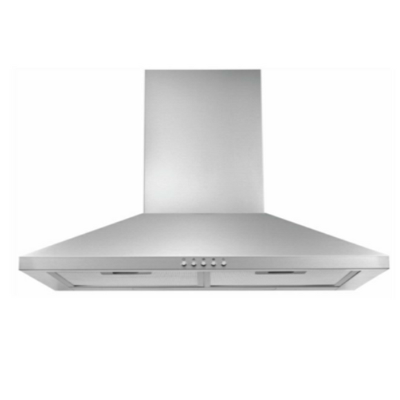 Midea Canopy Rangehood 60cm 320 m3/h max. extraction Stainless Steel with Push Button Control