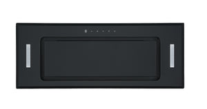 Polo Powerpack Rangehood 52cm 1,000m3/h max. extraction Black Glass with Touch Control