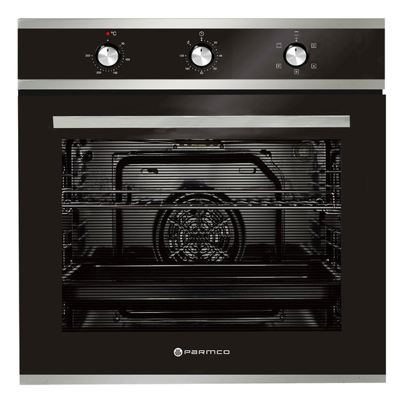 Parmco Built-in Electric Oven 60cm 5 Function 76L Stainless Steel