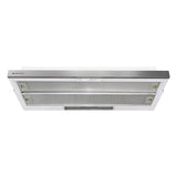 Parmco Slide Out Rangehood 90cm 440m3/h max. extraction White with Slide Control