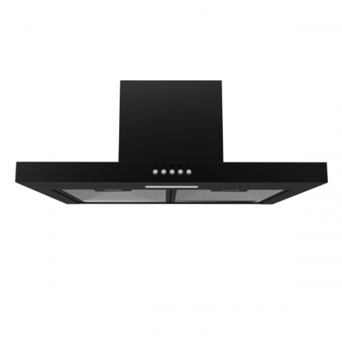 Midea T Model Rangehood 60cm 340m3/h max. extraction Black Steel with Push Button Control