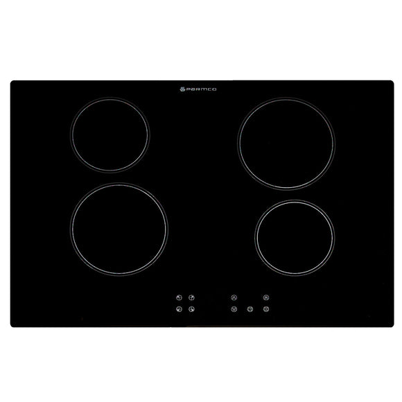 Parmco Ceramic Cooktop 75cm Black Glass with Touch Control