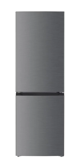 Midea Imprasio Bottom Mount Fridge/ Freezer 253L Stainless Steel with Reversible Door