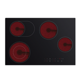 Midea Ceramic Cooktop 77cm Black Glass with Touch Control