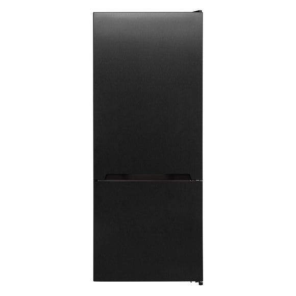 Award Bottom Mount Fridge/ Freezer 452L Black Steel