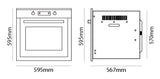 Parmco Built-in Electric Oven 60cm 5 Function 76L Stainless Steel