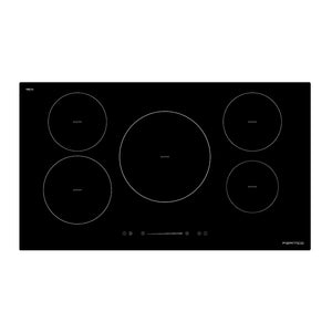 Parmco Induction Cooktop 90cm 5 Zones Black Glass