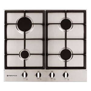 Parmco Gas Cooktop 60cm 4 Burner Stainless Steel