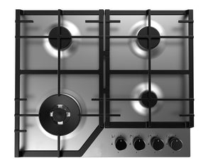 Polo Gas Cooktop 60cm 4 Burner Stainless Steel
