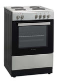 Award Freestanding Electric Stove 60cm 7 Function 80L with Hotplates Stainless Steel