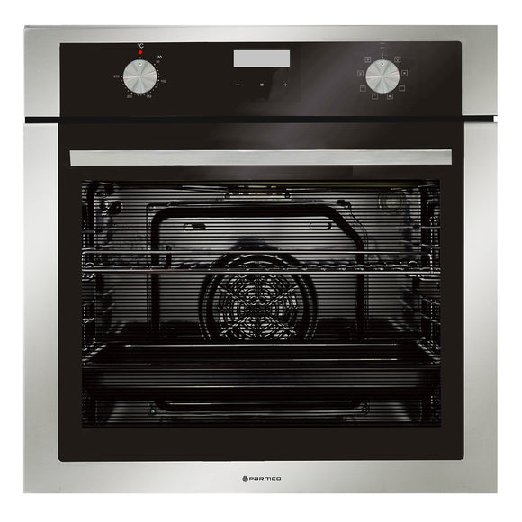 Parmco Built-in Electric Oven 60cm 8 Function 76L Stainless Steel
