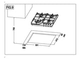 Polo Gas Cooktop 60cm 4 Burner Stainless Steel