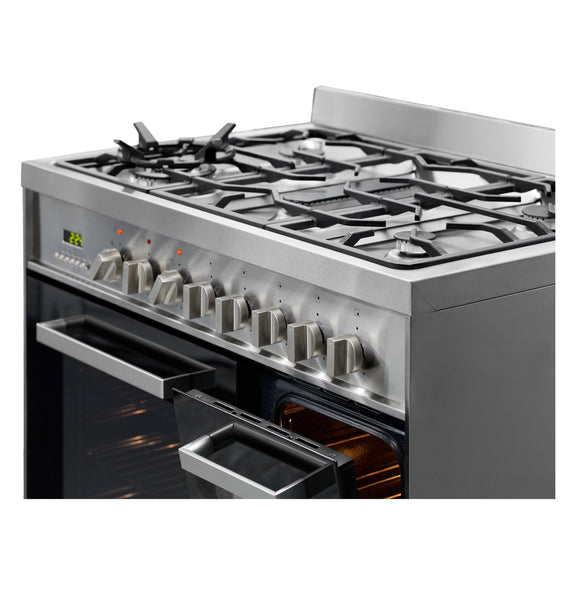 Parmco Freestanding Gas Stove 90cm 8+5 Function 70L+36L Stainless Steel